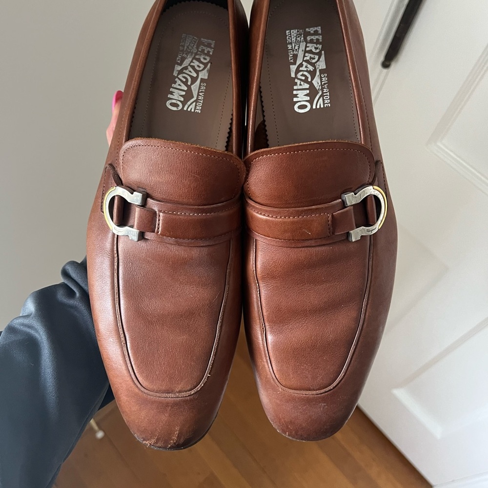 Brown Salvatore Ferragamos